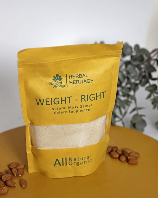 Herbal Heritage WEIGHT-RIGHT Natural Weight Gainer – (100g)
