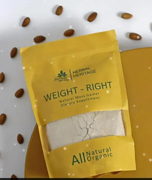 Herbal Heritage WEIGHT-RIGHT Natural Weight Gainer – (100g)